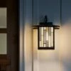 Cheap 🎉 11.75" Stained Glass 1-Light Prairie Style Outdoor Wall Lantern Sconce Oil-Rubbed Bronze - River of Goods 💯 -Outdoor Lighting Store unnamed file 3781