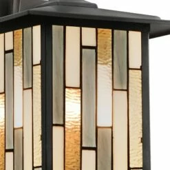 Cheap 🎉 11.75" Stained Glass 1-Light Prairie Style Outdoor Wall Lantern Sconce Oil-Rubbed Bronze - River of Goods 💯 13 Cheap 🎉 11.75" Stained Glass 1-Light Prairie Style Outdoor Wall Lantern Sconce Oil-Rubbed Bronze - River of Goods 💯 -Outdoor Lighting Store unnamed file 3785