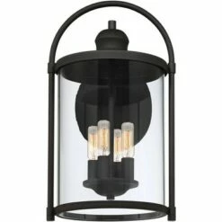 Budget 🔔 John Timberland Modern Outdoor Wall Light Fixture Black 17" Clear Cylindrical Glass for Exterior House Porch Patio Outside Deck ✨ 9 Budget 🔔 John Timberland Modern Outdoor Wall Light Fixture Black 17" Clear Cylindrical Glass for Exterior House Porch Patio Outside Deck ✨ -Outdoor Lighting Store unnamed file 3790