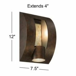 Best Pirce 😉 Franklin Iron Works Modern Outdoor Wall Light 12 inch Exterior Bronze Fixture Downlight for House Patio Porch Deck ❤️ -Outdoor Lighting Store unnamed file 3796