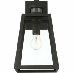 Cheap 🧨 John Timberland Modern Industrial Outdoor Wall Light Fixture Black 14 3/4" Clear Glass Dusk to Dawn Motion Sensor for Porch Patio 😍 -Outdoor Lighting Store unnamed file 3821