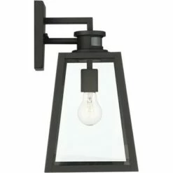 Cheap 🧨 John Timberland Modern Industrial Outdoor Wall Light Fixture Black 14 3/4" Clear Glass Dusk to Dawn Motion Sensor for Porch Patio 😍 -Outdoor Lighting Store unnamed file 3823