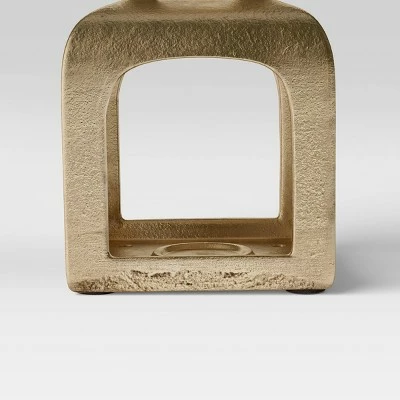 Top 10 🔥 Cast Metal Outdoor Lantern Pillar Candle Holder Gold - Smith & Hawken™ 🤩 5 Top 10 🔥 Cast Metal Outdoor Lantern Pillar Candle Holder Gold - Smith & Hawken™ 🤩 - Image 3