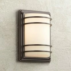 Flash Sale 🎉 John Timberland Modern Outdoor Wall Light Fixtures Set of 2 Oil Rubbed Bronze 11" LED Opal Glass Shade Exterior House Porch Patio 🔥 15 Flash Sale 🎉 John Timberland Modern Outdoor Wall Light Fixtures Set of 2 Oil Rubbed Bronze 11" LED Opal Glass Shade Exterior House Porch Patio 🔥 -Outdoor Lighting Store unnamed file 3838