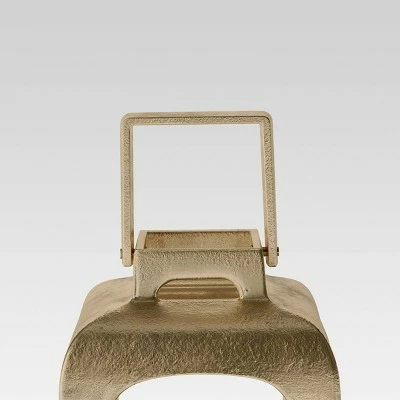 Top 10 🔥 Cast Metal Outdoor Lantern Pillar Candle Holder Gold - Smith & Hawken™ 🤩 6 Top 10 🔥 Cast Metal Outdoor Lantern Pillar Candle Holder Gold - Smith & Hawken™ 🤩 - Image 4