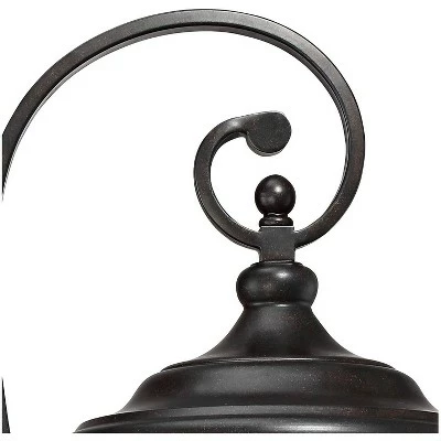 Brand new ✔️ Franklin Iron Works Outdoor Wall Light Fixture LED Dimmable Bronze 26 3/4" Clear Seedy Glass for Exterior House Porch Patio 👍 4 Brand new ✔️ Franklin Iron Works Outdoor Wall Light Fixture LED Dimmable Bronze 26 3/4" Clear Seedy Glass for Exterior House Porch Patio 👍 - Image 2