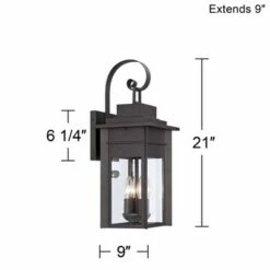 Best deal ⭐ Franklin Iron Works Traditional Outdoor Wall Light Fixture Black Specked Gray Carriage 21" Clear Glass for Exterior Patio Porch 🎁 11 Best deal ⭐ Franklin Iron Works Traditional Outdoor Wall Light Fixture Black Specked Gray Carriage 21" Clear Glass for Exterior Patio Porch 🎁 -Outdoor Lighting Store unnamed file 3850