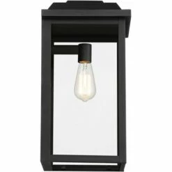 Top 10 👏 John Timberland Rustic Industrial Outdoor Wall Light Fixture Textured Black Metal 18 1/2" Clear Glass Exterior House Porch Patio 😍 -Outdoor Lighting Store unnamed file 3861