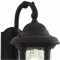 Discount 🧨 John Timberland Traditional Outdoor Wall Light Fixture Carriage Style Black 14 1/2" Clear Seeded Glass for Exterior House Porch 🥰 -Outdoor Lighting Store unnamed file 3876