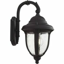 Discount 🧨 John Timberland Traditional Outdoor Wall Light Fixture Carriage Style Black 14 1/2" Clear Seeded Glass for Exterior House Porch 🥰 -Outdoor Lighting Store unnamed file 3879