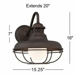 Cheapest ๐ Franklin Iron Works Farmhouse Outdoor Barn Light Wall Fixture Oiled Bronze Open Cage 16" White Glass Orb Diffuser for Exterior House ๐ 12 Cheapest ๐ Franklin Iron Works Farmhouse Outdoor Barn Light Wall Fixture Oiled Bronze Open Cage 16" White Glass Orb Diffuser for Exterior House ๐ -Outdoor Lighting Store unnamed file 3897