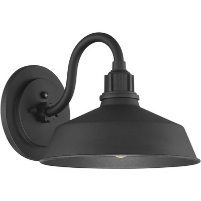 Cheapest 🎉 Franklin Iron Works Modern Industrial Outdoor Barn Lights Fixtures Set of 2 Black Dusk to Dawn 10 1/2" Exterior House Porch Patio 🔔 5 Cheapest 🎉 Franklin Iron Works Modern Industrial Outdoor Barn Lights Fixtures Set of 2 Black Dusk to Dawn 10 1/2" Exterior House Porch Patio 🔔 - Image 3