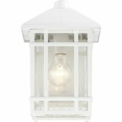 New 😉 Kathy Ireland Sierra Craftsman 11"H White Dusk-Dawn Outdoor Wall Light 😉 -Outdoor Lighting Store unnamed file 3961