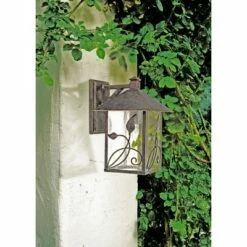 Best Pirce ⌛ Franklin Iron Works Country Cottage Wall Light Fixture French Bronze Leaf and Vine Motif 12 1/2" Clear Seedy Glass for House Porch 🔥 8 Best Pirce ⌛ Franklin Iron Works Country Cottage Wall Light Fixture French Bronze Leaf and Vine Motif 12 1/2" Clear Seedy Glass for House Porch 🔥 -Outdoor Lighting Store unnamed file 3967