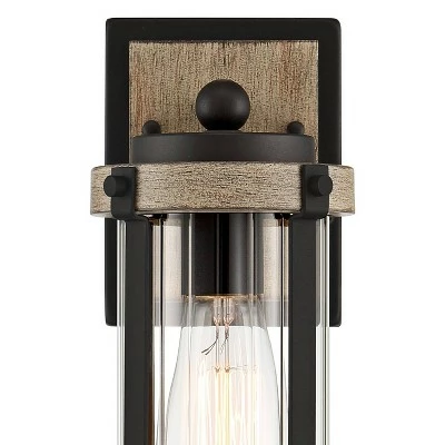 Buy ๐ John Timberland Rustic Outdoor Wall Light Fixture Black Metal Gray Wood Finish 11 3/4" Clear Glass Exterior House Porch Patio Deck Garage ๐ 3 Buy ๐ John Timberland Rustic Outdoor Wall Light Fixture Black Metal Gray Wood Finish 11 3/4" Clear Glass Exterior House Porch Patio Deck Garage ๐ - Image 2