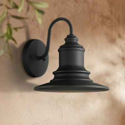 Budget ✔️ Possini Euro Design Industrial Farmhouse Outdoor Barn Light Fixture Textured Black 9 1/2" for Exterior House Porch Patio Deck 🤩 3 Budget ✔️ Possini Euro Design Industrial Farmhouse Outdoor Barn Light Fixture Textured Black 9 1/2" for Exterior House Porch Patio Deck 🤩