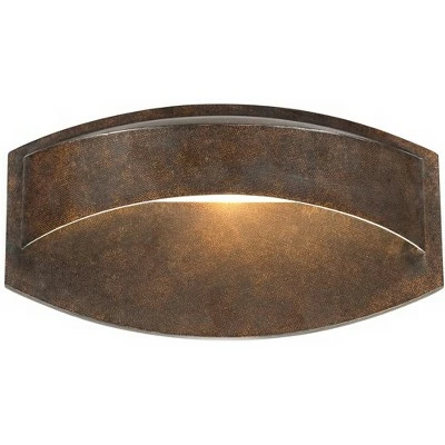 Flash Sale 😍 Possini Euro Design Modern Outdoor Wall Light Fixture Halogen Bronze 11" Wide Eyebrow Dark Sky for Exterior House Porch Patio Deck 💯 5 Flash Sale 😍 Possini Euro Design Modern Outdoor Wall Light Fixture Halogen Bronze 11" Wide Eyebrow Dark Sky for Exterior House Porch Patio Deck 💯 - Image 3