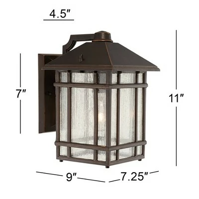 Cheap ๐ Kathy Ireland Sierra Craftsman 11" High Bronze Outdoor Wall Light ๐ 6 Cheap ๐ Kathy Ireland Sierra Craftsman 11" High Bronze Outdoor Wall Light ๐ - Image 5