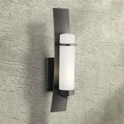 Buy 😀 Minka Lavery Arcus Truth 22" High Smoke Iron Outdoor Wall Light 💯