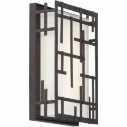 Top 10 👏 Possini Euro Design Modern Outdoor Wall Light Fixture Dimmable LED Bronze 9 1/4" White Cased Glass for Exterior House Porch Patio 🔔 -Outdoor Lighting Store unnamed file 4043