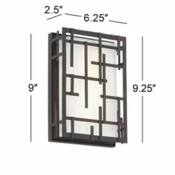 Top 10 👏 Possini Euro Design Modern Outdoor Wall Light Fixture Dimmable LED Bronze 9 1/4" White Cased Glass for Exterior House Porch Patio 🔔 -Outdoor Lighting Store unnamed file 4045