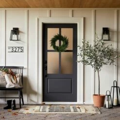 Hot Sale 🎁 Hearth & Hand With Magnolia Metal Lantern Black - Hearth & Hand™ with Magnolia 🤩 -Outdoor Lighting Store unnamed file 410