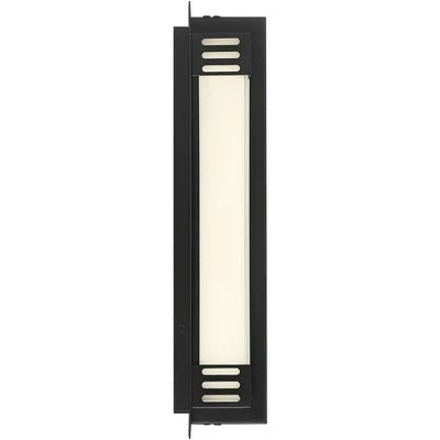 Promo 🌟 Possini Euro Design Modern Outdoor Wall Sconce Fixture LED Bronze 16" White Frosted Glass for Exterior House Porch Patio Deck ⌛ 7 Promo 🌟 Possini Euro Design Modern Outdoor Wall Sconce Fixture LED Bronze 16" White Frosted Glass for Exterior House Porch Patio Deck ⌛ - Image 5