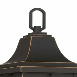 Budget ⭐ John Timberland Rustic Outdoor Wall Light Fixture Black Gold 4-Light 15" Clear Glass for Exterior House Porch Patio Outside Deck 🌟 -Outdoor Lighting Store unnamed file 4115