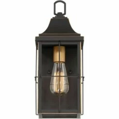 Budget ⭐ John Timberland Rustic Outdoor Wall Light Fixture Black Gold 4-Light 15" Clear Glass for Exterior House Porch Patio Outside Deck 🌟 -Outdoor Lighting Store unnamed file 4116