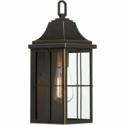 Budget ⭐ John Timberland Rustic Outdoor Wall Light Fixture Black Gold 4-Light 15" Clear Glass for Exterior House Porch Patio Outside Deck 🌟 -Outdoor Lighting Store unnamed file 4117