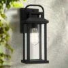 Flash Sale 🧨 John Timberland Modern Industrial Outdoor Wall Light Fixture Matte Black Lantern 14 1/2" Clear Glass Exterior House Porch Patio 👍 -Outdoor Lighting Store unnamed file 4139