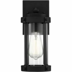 Discount 😀 John Timberland Modern Industrial Outdoor Wall Light Fixture Textured Black 11 3/4" Clear Glass Exterior House Porch Patio Outside 😀 -Outdoor Lighting Store unnamed file 4154