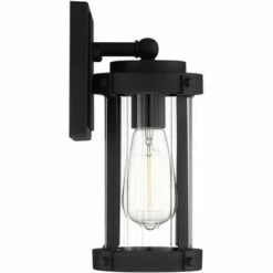 Discount 😀 John Timberland Modern Industrial Outdoor Wall Light Fixture Textured Black 11 3/4" Clear Glass Exterior House Porch Patio Outside 😀 -Outdoor Lighting Store unnamed file 4156