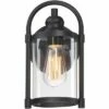Wholesale 😉 John Timberland Modern Industrial Outdoor Wall Lights Fixtures Set of 2 Black 10 1/4" Clear Glass for Exterior House Porch Patio 🛒 -Outdoor Lighting Store unnamed file 4182