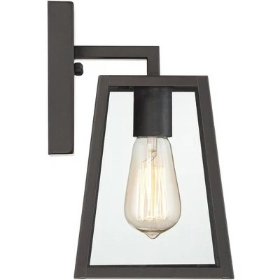 Buy ๐ John Timberland Modern Rustic Outdoor Wall Lights Fixtures Set of 2 Tapering Black 10 3/4" Glass for Exterior House Porch Patio ๐ 5 Buy ๐ John Timberland Modern Rustic Outdoor Wall Lights Fixtures Set of 2 Tapering Black 10 3/4" Glass for Exterior House Porch Patio ๐ - Image 3