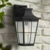 Brand new 🎁 John Timberland Modern Outdoor Wall Light Fixture Matte Black 17 1/2" Clear Glass Exterior House Porch Patio Outside Deck Garage 🥰