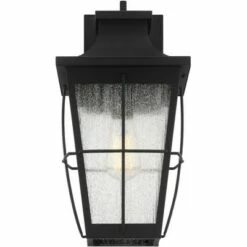 Brand new 🎁 John Timberland Modern Outdoor Wall Light Fixture Matte Black 17 1/2" Clear Glass Exterior House Porch Patio Outside Deck Garage 🥰 -Outdoor Lighting Store unnamed file 4222