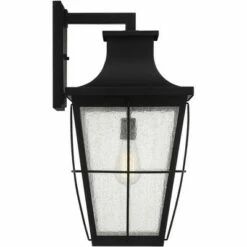 Cheap 😉 John Timberland Modern Industrial Outdoor Wall Light Fixture Black Metal 23 1/4" Clear Seeded Glass for Exterior House Porch Patio 🛒 -Outdoor Lighting Store unnamed file 4231