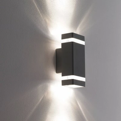 Best Pirce 🌟 Possini Euro Design Modern Outdoor Wall Sconce Fixture Matte Silver 10 1/2" Clear Glass Up Down for Exterior House Porch Patio 👏 8 Best Pirce 🌟 Possini Euro Design Modern Outdoor Wall Sconce Fixture Matte Silver 10 1/2" Clear Glass Up Down for Exterior House Porch Patio 👏 - Image 6