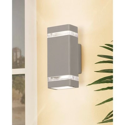 Best Pirce 🌟 Possini Euro Design Modern Outdoor Wall Sconce Fixture Matte Silver 10 1/2" Clear Glass Up Down for Exterior House Porch Patio 👏 10 Best Pirce 🌟 Possini Euro Design Modern Outdoor Wall Sconce Fixture Matte Silver 10 1/2" Clear Glass Up Down for Exterior House Porch Patio 👏 - Image 8