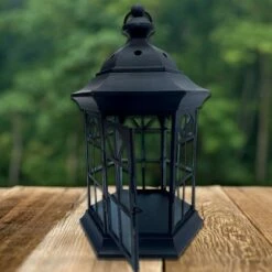 Cheap 😉 Backyard Expressions 71" Steel Lantern Stand Black 🥰