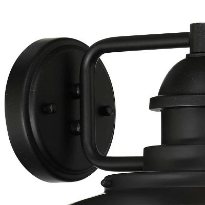 Promo ๐ Franklin Iron Works Industrial Outdoor Wall Light Fixture Matte Black 8 1/2" LED Seedy Glass Damp Rated Exterior House Porch Patio ๐ 5 Promo ๐ Franklin Iron Works Industrial Outdoor Wall Light Fixture Matte Black 8 1/2" LED Seedy Glass Damp Rated Exterior House Porch Patio ๐ - Image 3