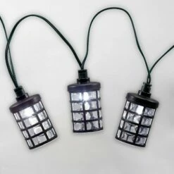 Flash Sale 😍 14.7' Smart Solar String Light Amalia Black - 20 White LEDs 🔥