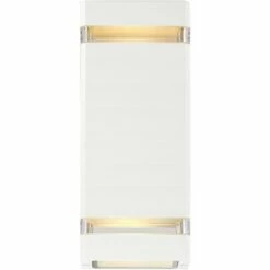 Best Pirce 🔥 Possini Euro Design Modern Outdoor Wall Sconce Fixture White 10 1/2" Clear Glass Up Down for Exterior House Porch Patio Deck ❤️ 9 Best Pirce 🔥 Possini Euro Design Modern Outdoor Wall Sconce Fixture White 10 1/2" Clear Glass Up Down for Exterior House Porch Patio Deck ❤️ -Outdoor Lighting Store unnamed file 4277