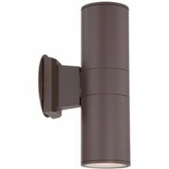 Flash Sale 😀 Possini Euro Design Modern Outdoor Wall Sconce Fixture Bronze 11 3/4" Tempered Glass Lens Up Down for Exterior House Porch Patio ⭐ -Outdoor Lighting Store unnamed file 4292
