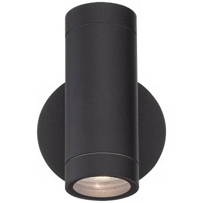 Wholesale 🛒 Possini Euro Design Modern Outdoor Wall Light Fixture Matte Black Cylinder 6 1/2" Tempered Glass Lens Up Down for Exterior House ⌛ 5 Wholesale 🛒 Possini Euro Design Modern Outdoor Wall Light Fixture Matte Black Cylinder 6 1/2" Tempered Glass Lens Up Down for Exterior House ⌛ - Image 3