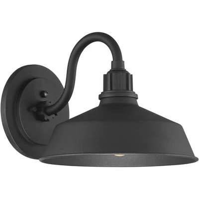 Best Pirce 🤩 Franklin Iron Works Farmhouse Outdoor Barn Light Fixture Black 10 1/2" Dusk to Dawn Gooseneck for Exterior House Porch Patio Deck ⭐ 6 Best Pirce 🤩 Franklin Iron Works Farmhouse Outdoor Barn Light Fixture Black 10 1/2" Dusk to Dawn Gooseneck for Exterior House Porch Patio Deck ⭐ - Image 4