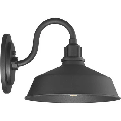 Best Pirce 🤩 Franklin Iron Works Farmhouse Outdoor Barn Light Fixture Black 10 1/2" Dusk to Dawn Gooseneck for Exterior House Porch Patio Deck ⭐ 7 Best Pirce 🤩 Franklin Iron Works Farmhouse Outdoor Barn Light Fixture Black 10 1/2" Dusk to Dawn Gooseneck for Exterior House Porch Patio Deck ⭐ - Image 5