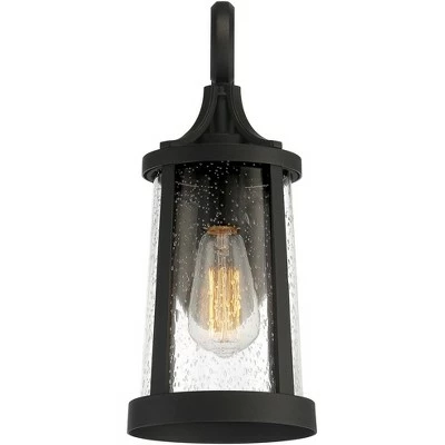 Best Sale ⌛ Franklin Iron Works Industrial Outdoor Wall Light Fixture Black Metal 15 1/2" Clear Seedy Glass for Exterior House Porch Outside ❤️ 5 Best Sale ⌛ Franklin Iron Works Industrial Outdoor Wall Light Fixture Black Metal 15 1/2" Clear Seedy Glass for Exterior House Porch Outside ❤️ - Image 3