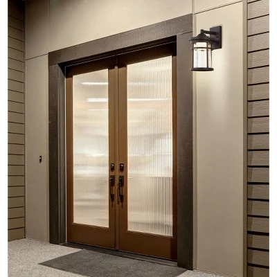 Best deal 🥰 JONATHAN Y LED Glass/Metal Outdoor Wall Lantern Crackled Sconce Black - Jonathan Y 👍 3 Best deal 🥰 JONATHAN Y LED Glass/Metal Outdoor Wall Lantern Crackled Sconce Black - Jonathan Y 👍